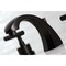 Kingston Brass KS4980CML Manhattan 8" Widespread Bathroom Faucet, Matte Black KS4980CML - alternate 3